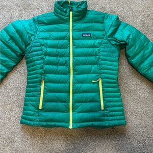 Patagonia Green Puffer Jacket